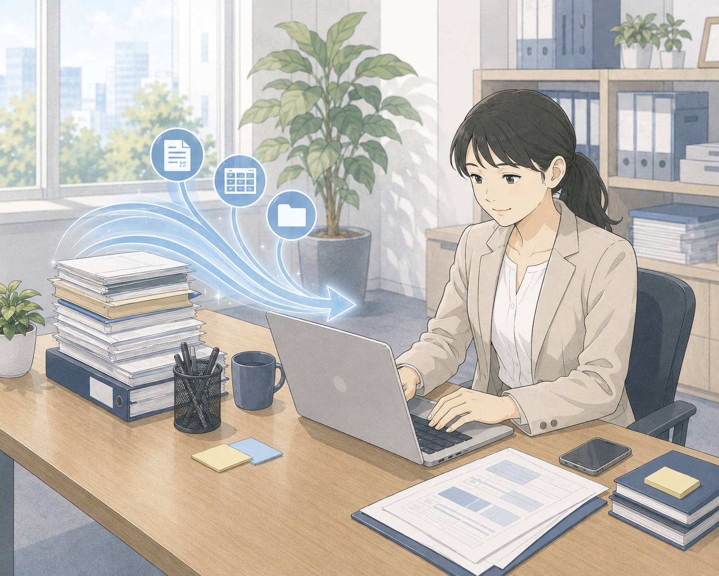 既存システムを活かした効率化
