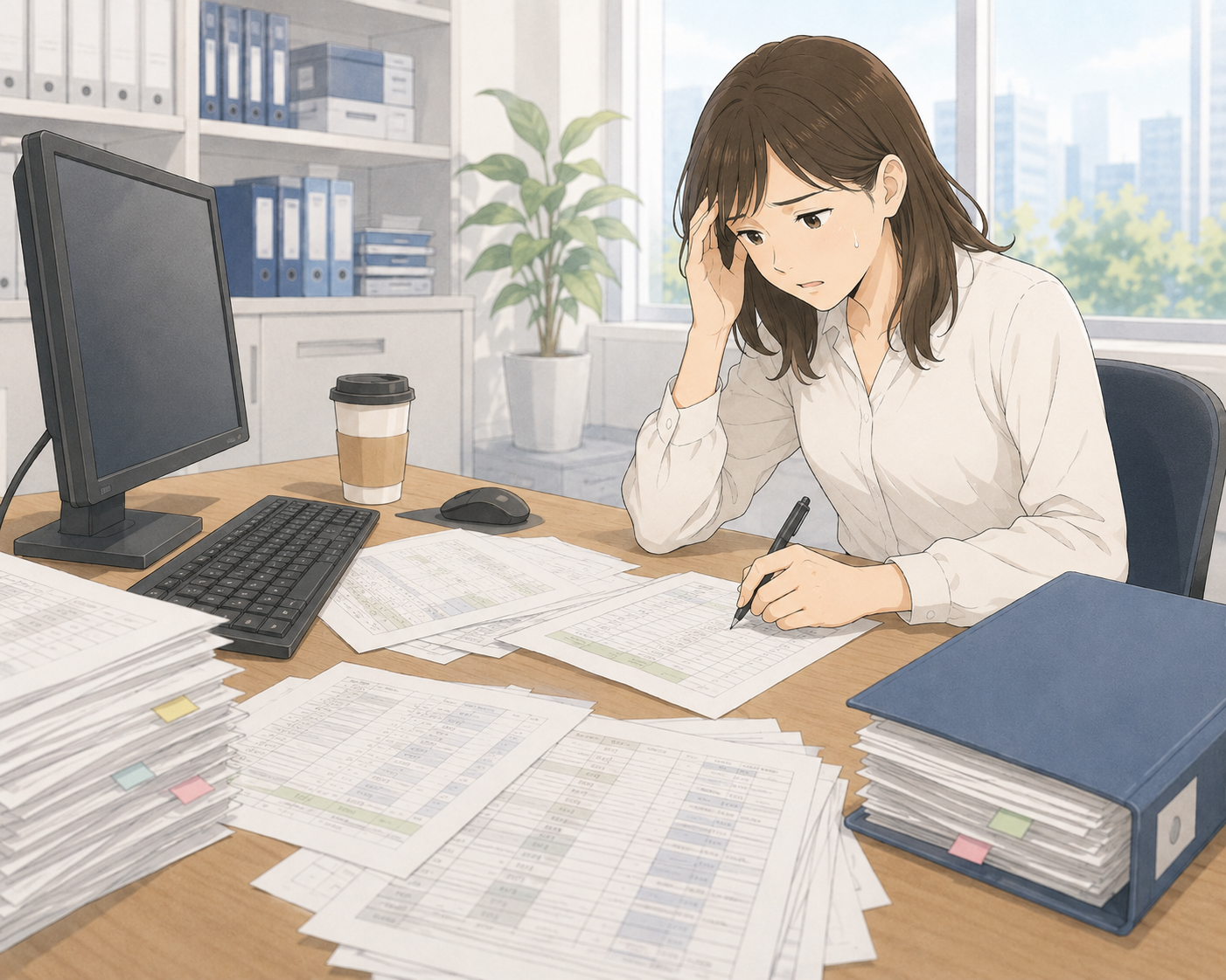Excel転記作業の負担