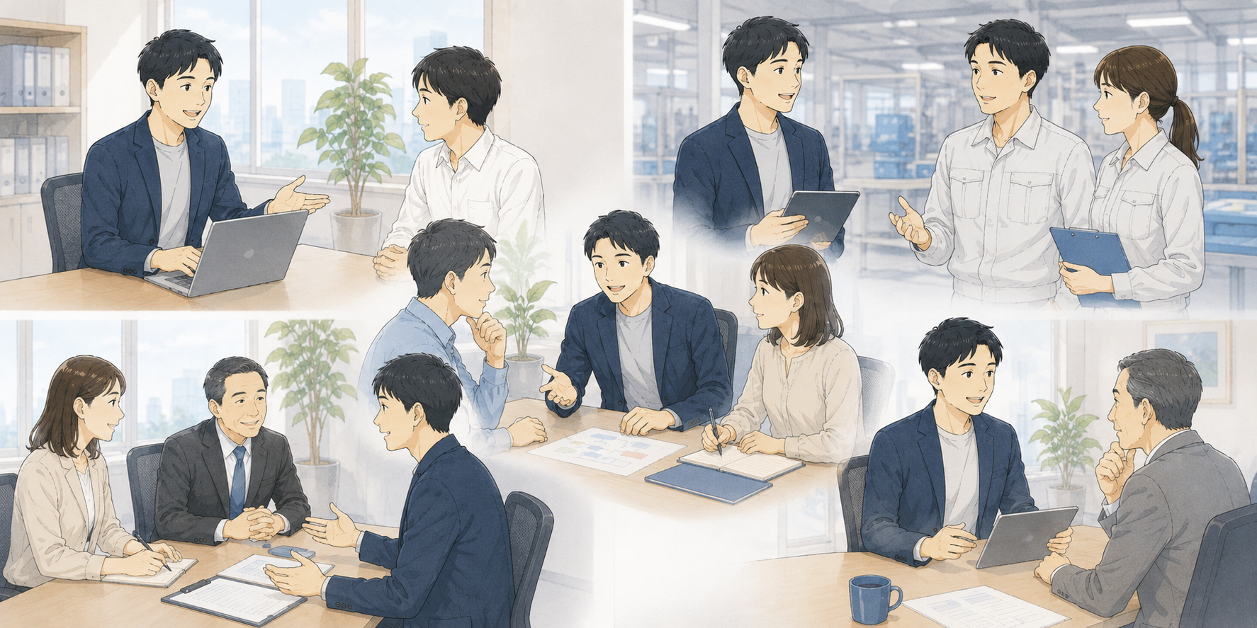 各部署との打ち合わせと現場確認