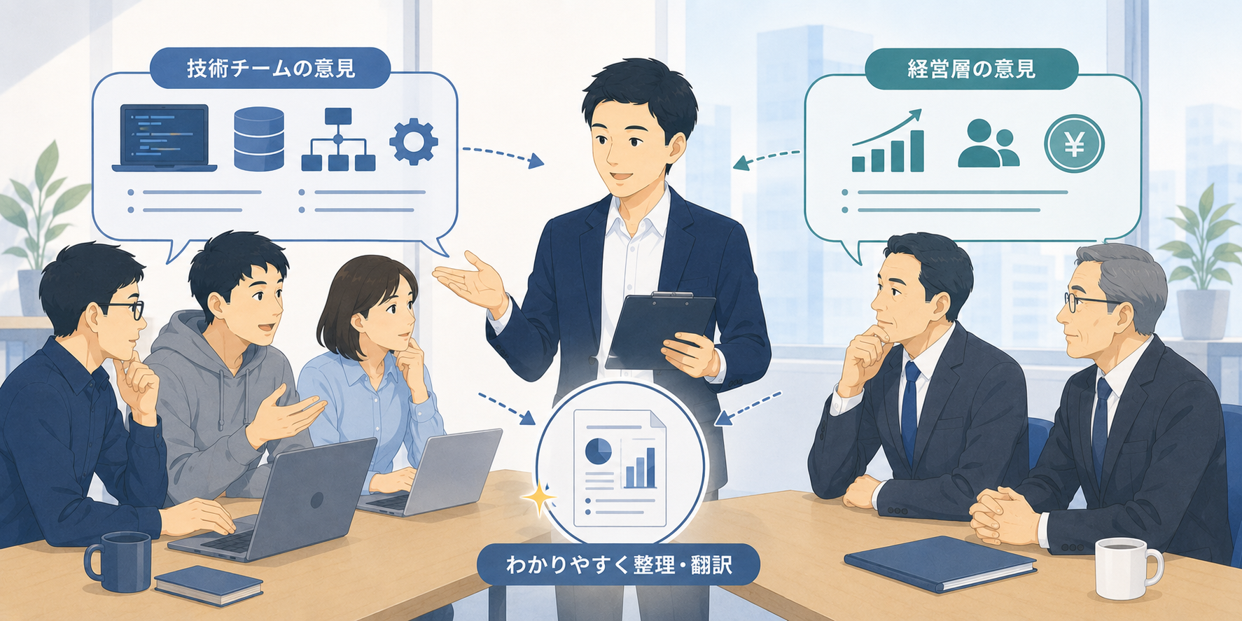 社内担当者の伴走支援